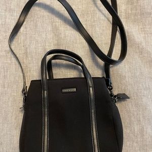 Vintage Nine West black 3 compartment mini purse Y2K fabulous condition